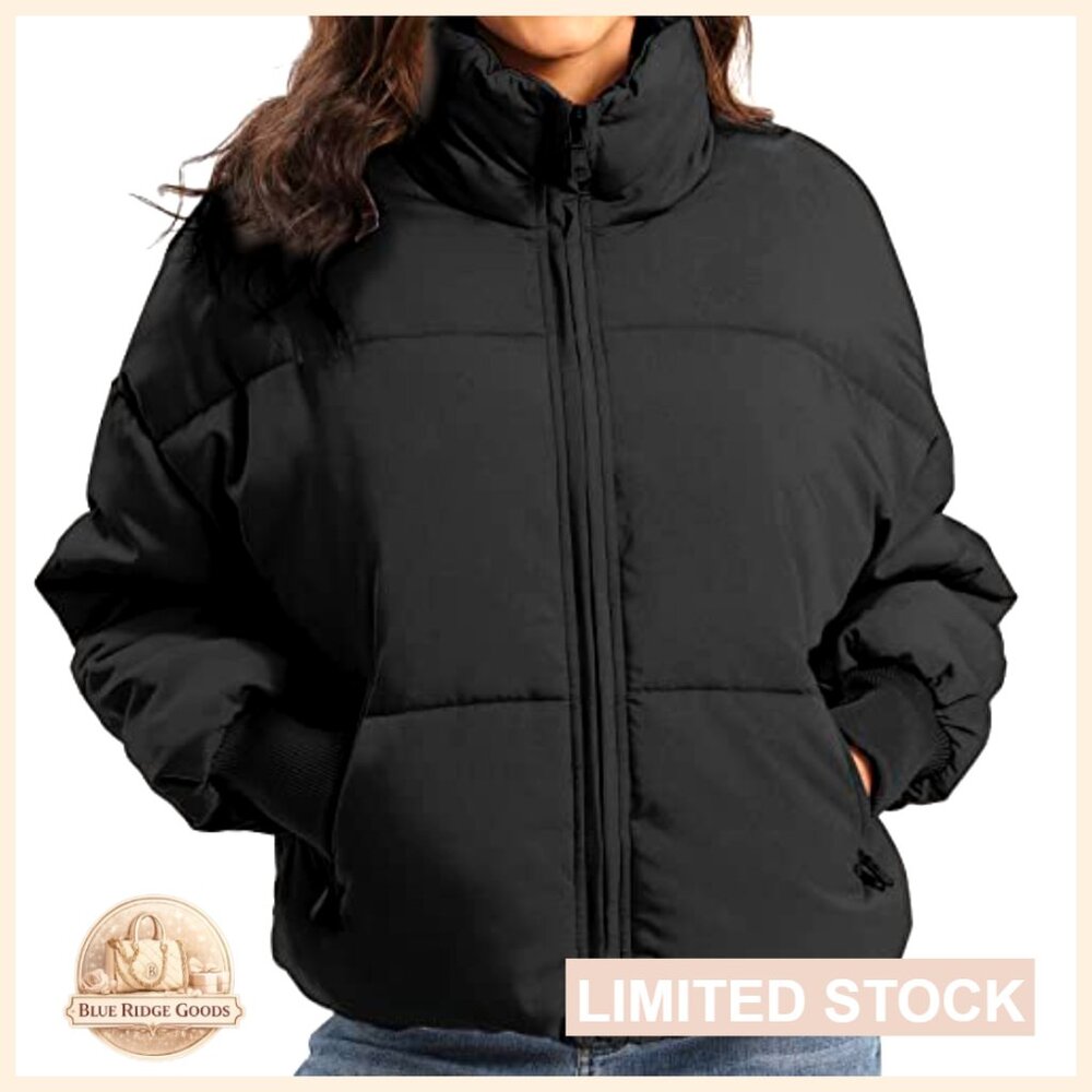 Quilted Down Puffer Jacket, Lightweight Winter Co… - image 3